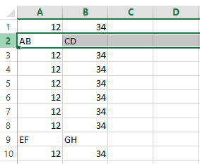 Cómo intercambiar columnas, filas y celdas en Excel 5
