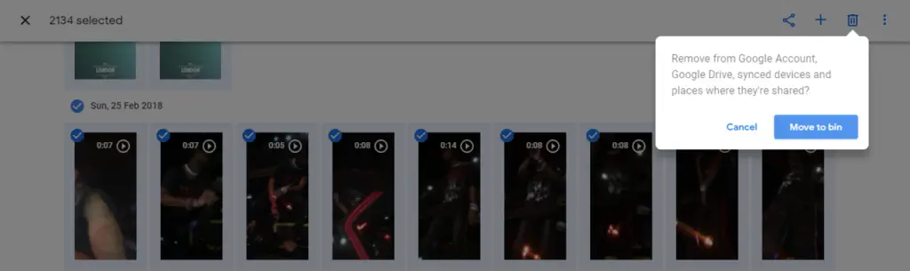 Cómo eliminar todas las fotos de una vez en Google Photos 2