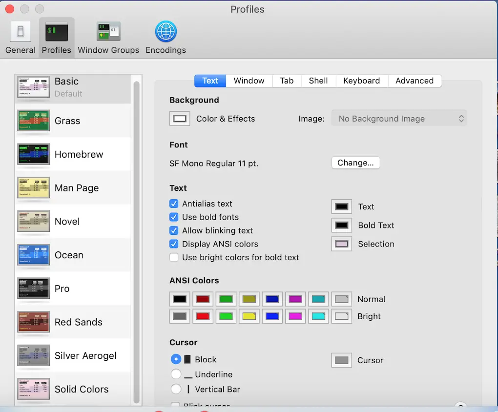 Cómo cambiar el color del terminal de la Mac 3