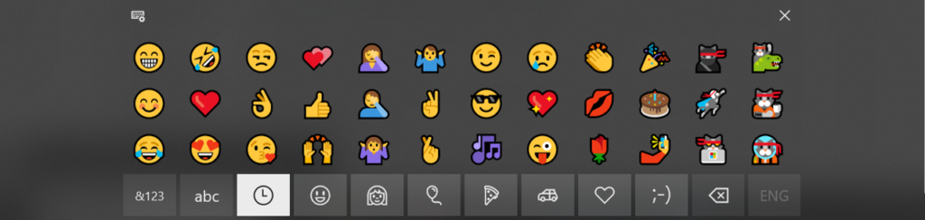 Cómo conseguir emojis en Windows 10 2