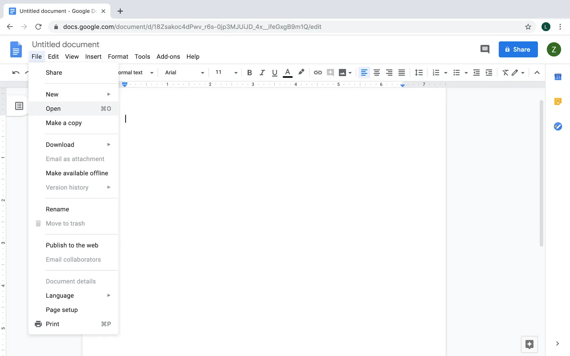 Cómo convertir el formato PDF a Google Doc 1