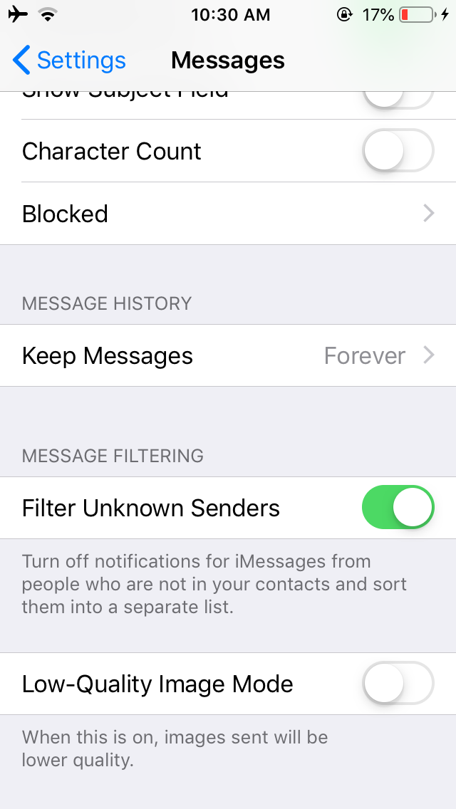 Cómo bloquear los mensajes de texto en el iPhone 1