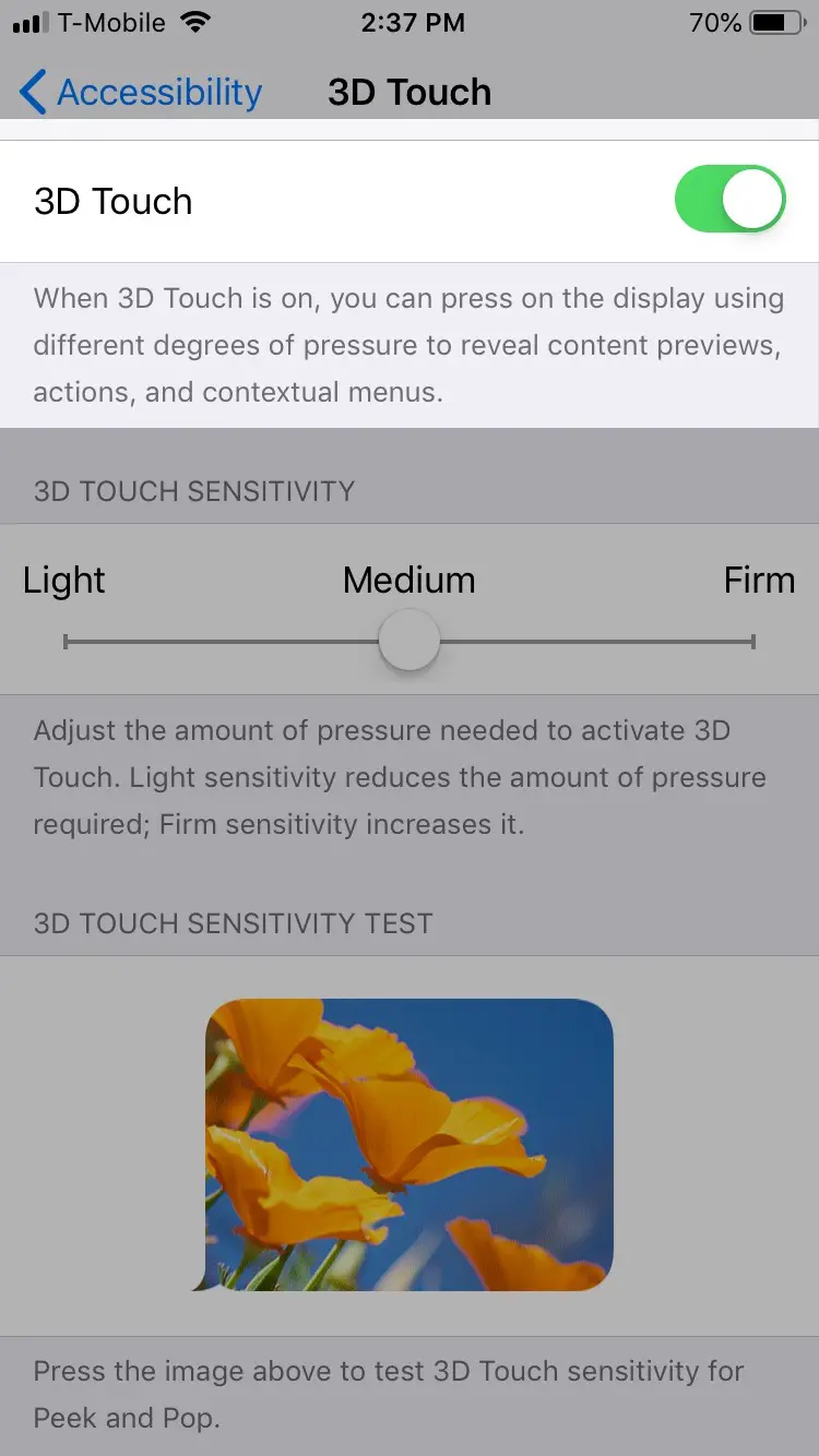 El 3D Touch no funciona en el iPhone? Intenta estos trucos 3