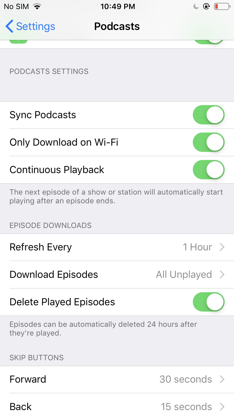 Fix Podcast Wont Download on iPhone 2