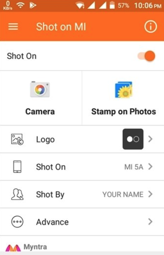 Cómo agregar una toma en marca de agua a las fotos Android 2