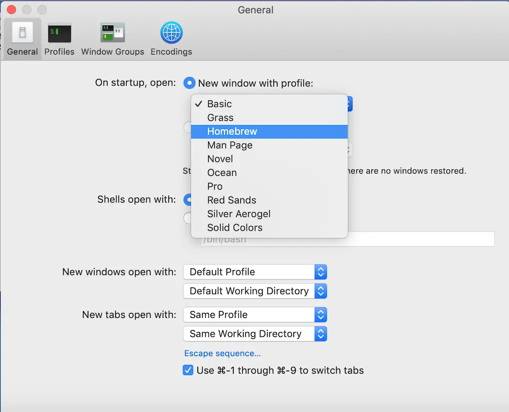 Cómo cambiar el color del terminal de la Mac 2