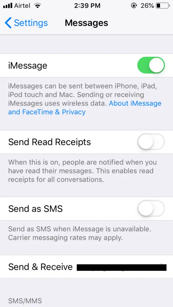 Cómo arreglar que iMessage no funcione en el iPhone 2