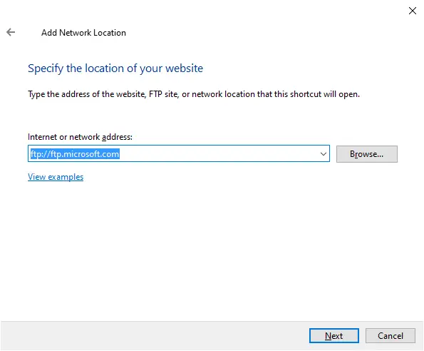 Cómo conectarse a los servidores FTP en Windows 2