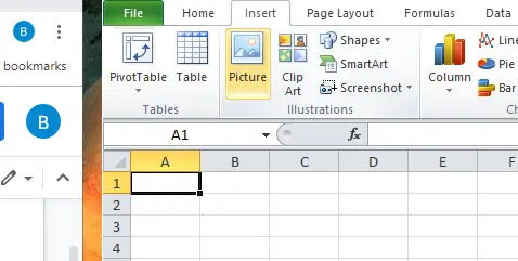 Cómo insertar la imagen en la celda en Excel 1