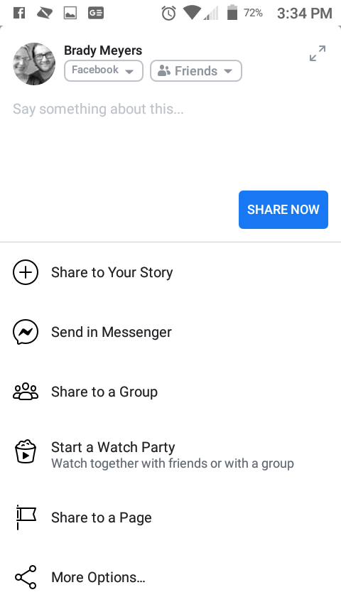 Cómo compartir los vídeos de Facebook en WhatsApp 2