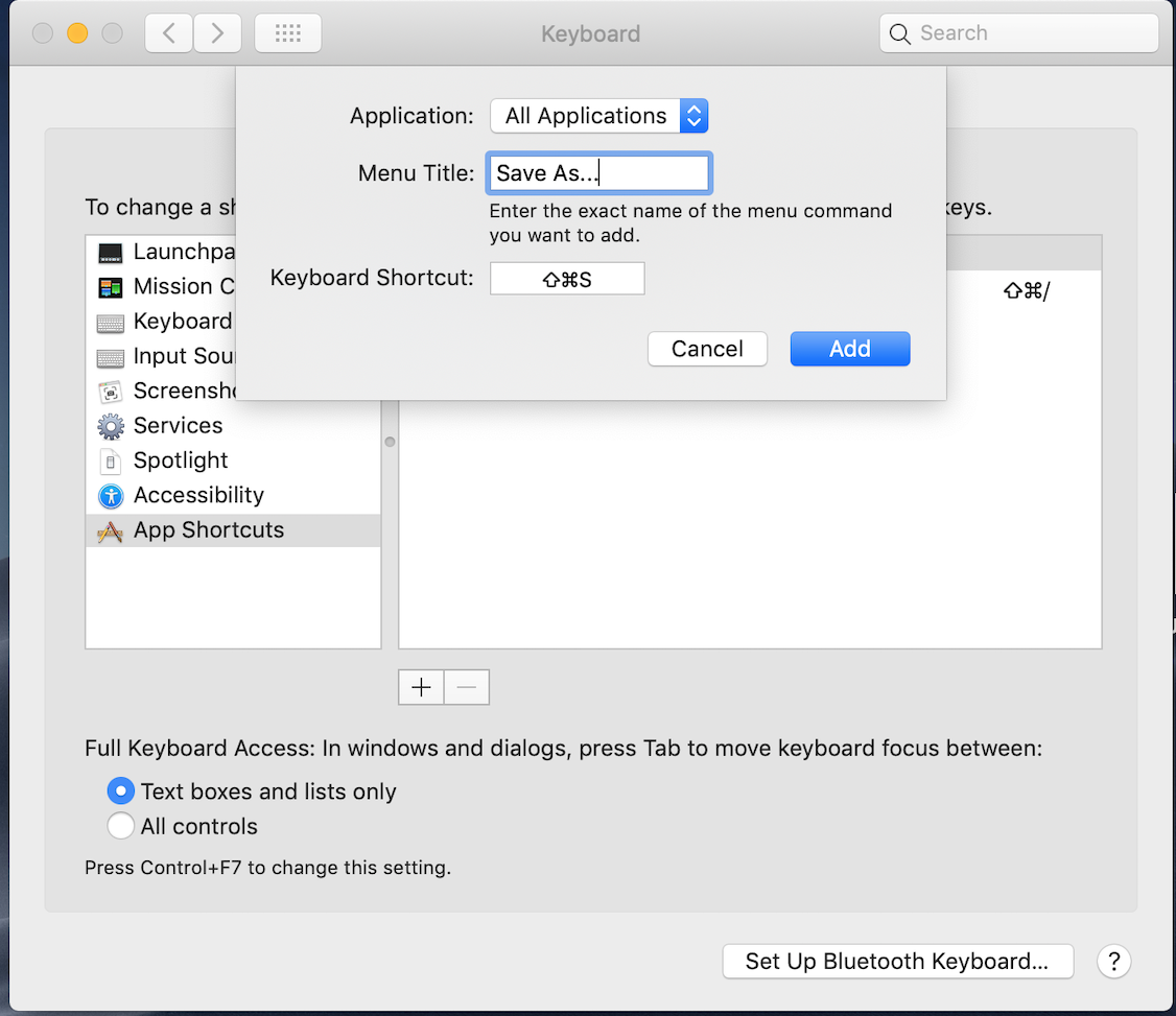 Cómo obtener el atajo "Guardar como" en Mac 3