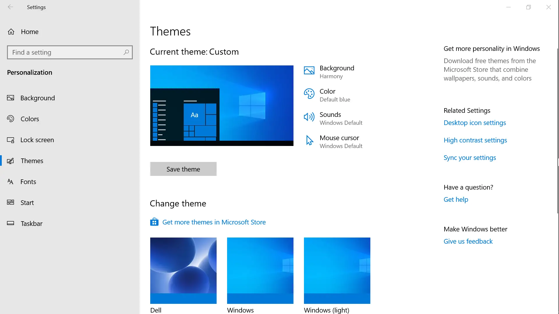 Cómo agregar iconos de escritorio en Windows 10 3