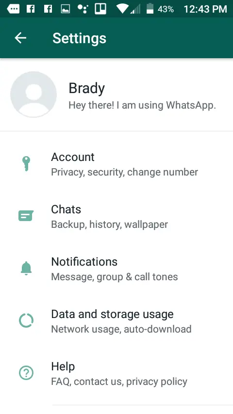 Cómo aparecer fuera de línea en Whatsapp 2