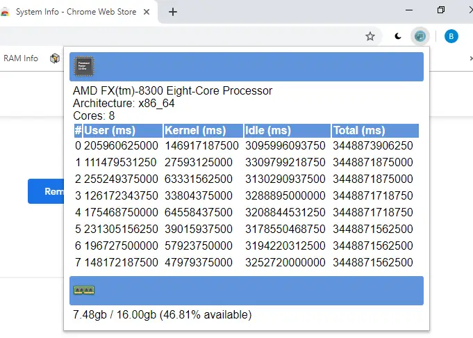 Cómo encontrar el hardware de Chromebook y las especificaciones del sistema 3