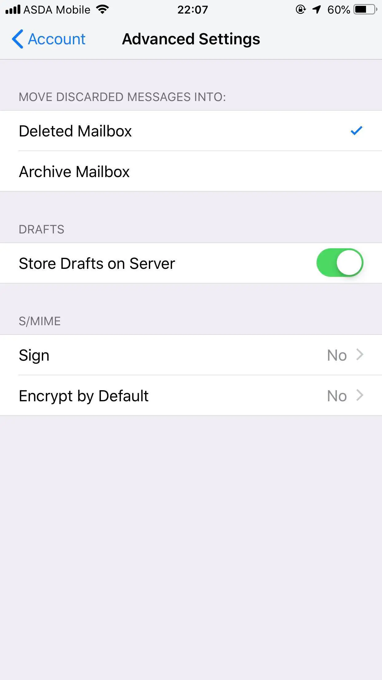 Arreglar el deslizamiento para borrar el correo que no funciona en el iPhone 1