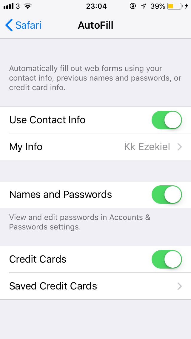 Cómo hacer que Safari guarde la contraseña en el iPhone 2