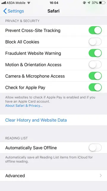 Cómo activar el inspector web para depurar el iPhone de Safari 1