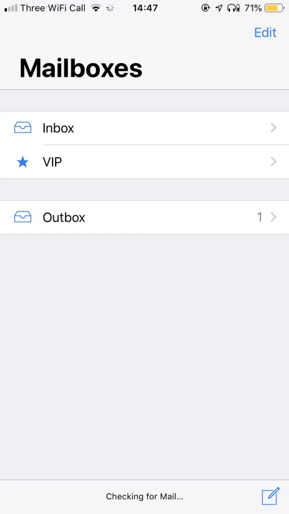 Arreglar los correos electrónicos atascados en la bandeja de salida del iPhone o iPad 2