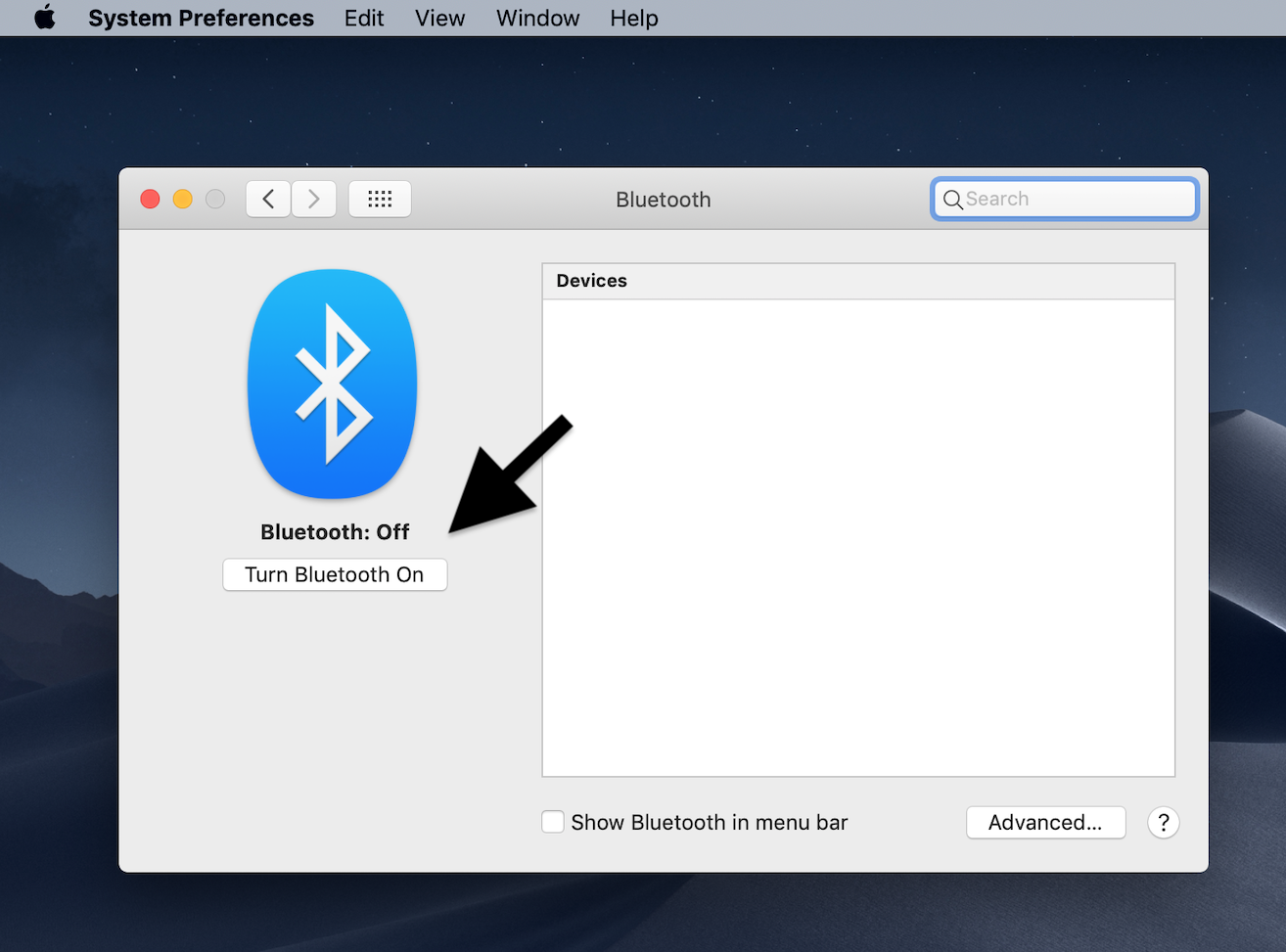 Cómo activar el Bluetooth sin el teclado o el ratón del Mac 2