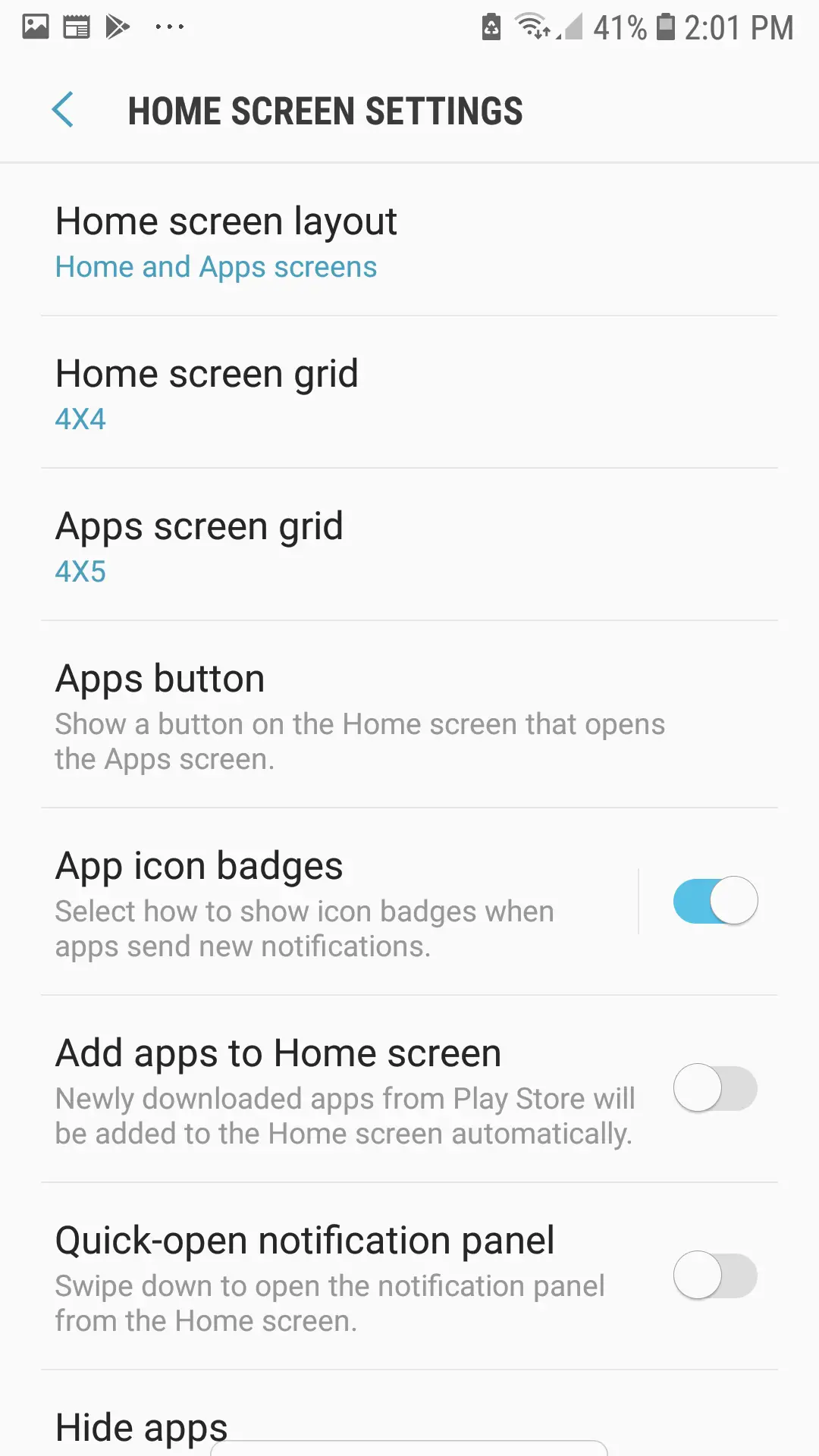 Cómo cambiar el tamaño del icono de la aplicación en Android 4