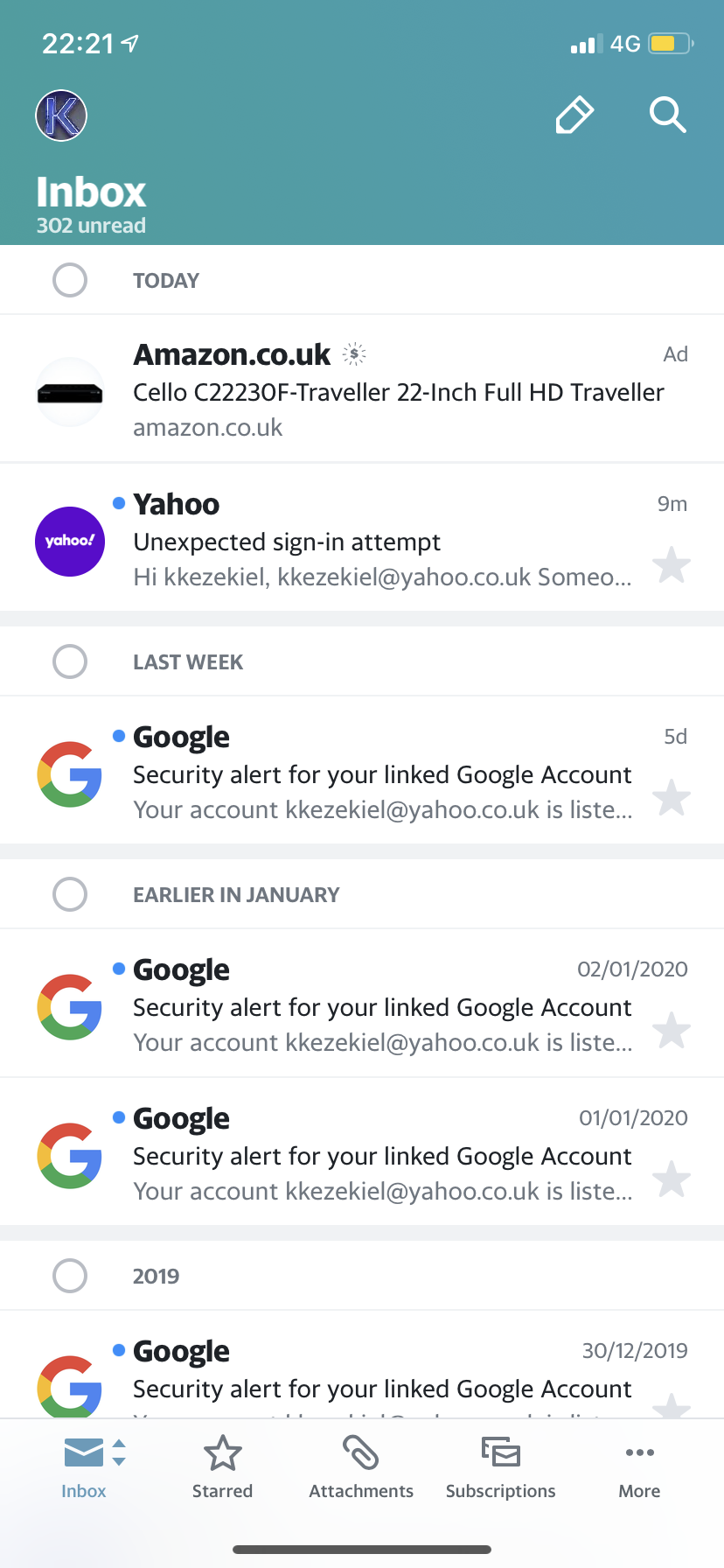 Cómo revisar la bandeja de entrada de Yahoo Mail 6