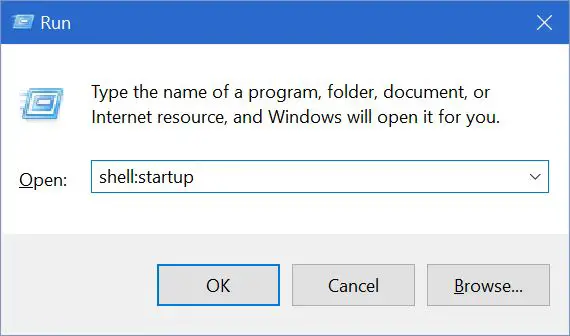Cómo acceder a la carpeta de inicio de Windows 10 1