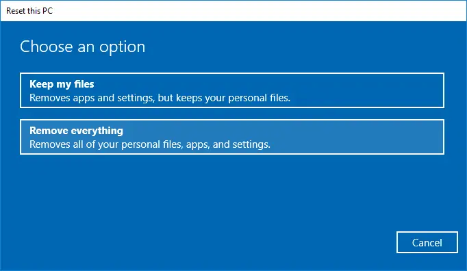 Cómo dar formato a Windows 10 4