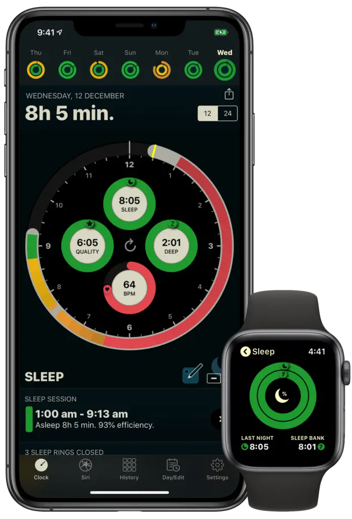 5 mejores aplicaciones de rastreo de sueño Apple Watch 3