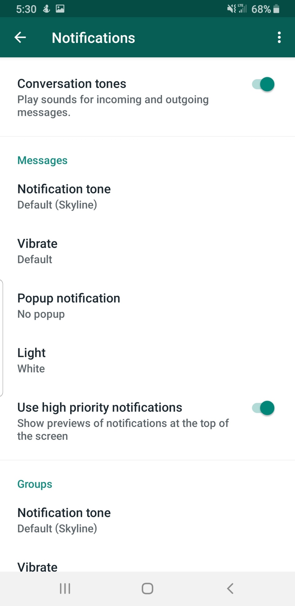 Cómo personalizar las notificaciones de WhatsApp para cada contacto 2