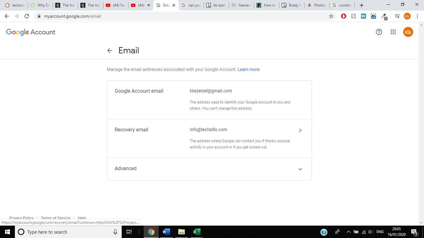 Cómo cambiar el correo electrónico de recuperación en la cuenta de Google 4