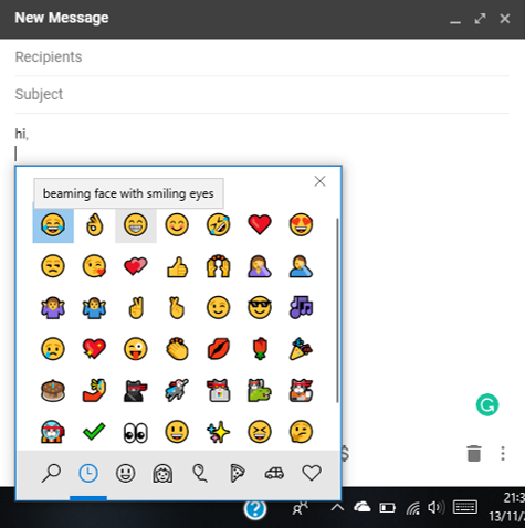 Cómo conseguir emojis en Windows 10 1