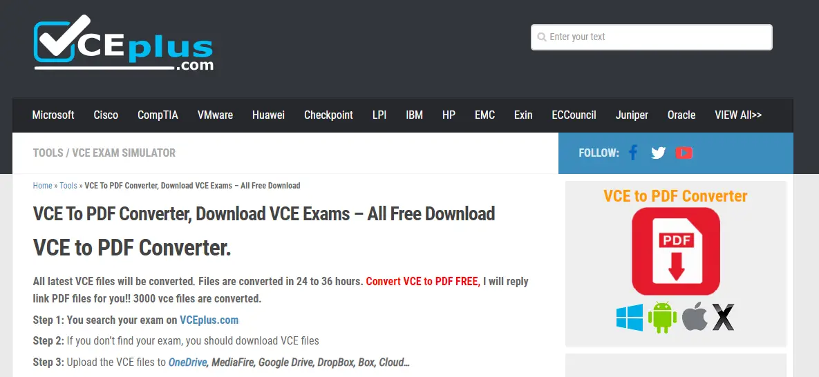 7 mejores programas para convertir archivos VCE a PDF 3