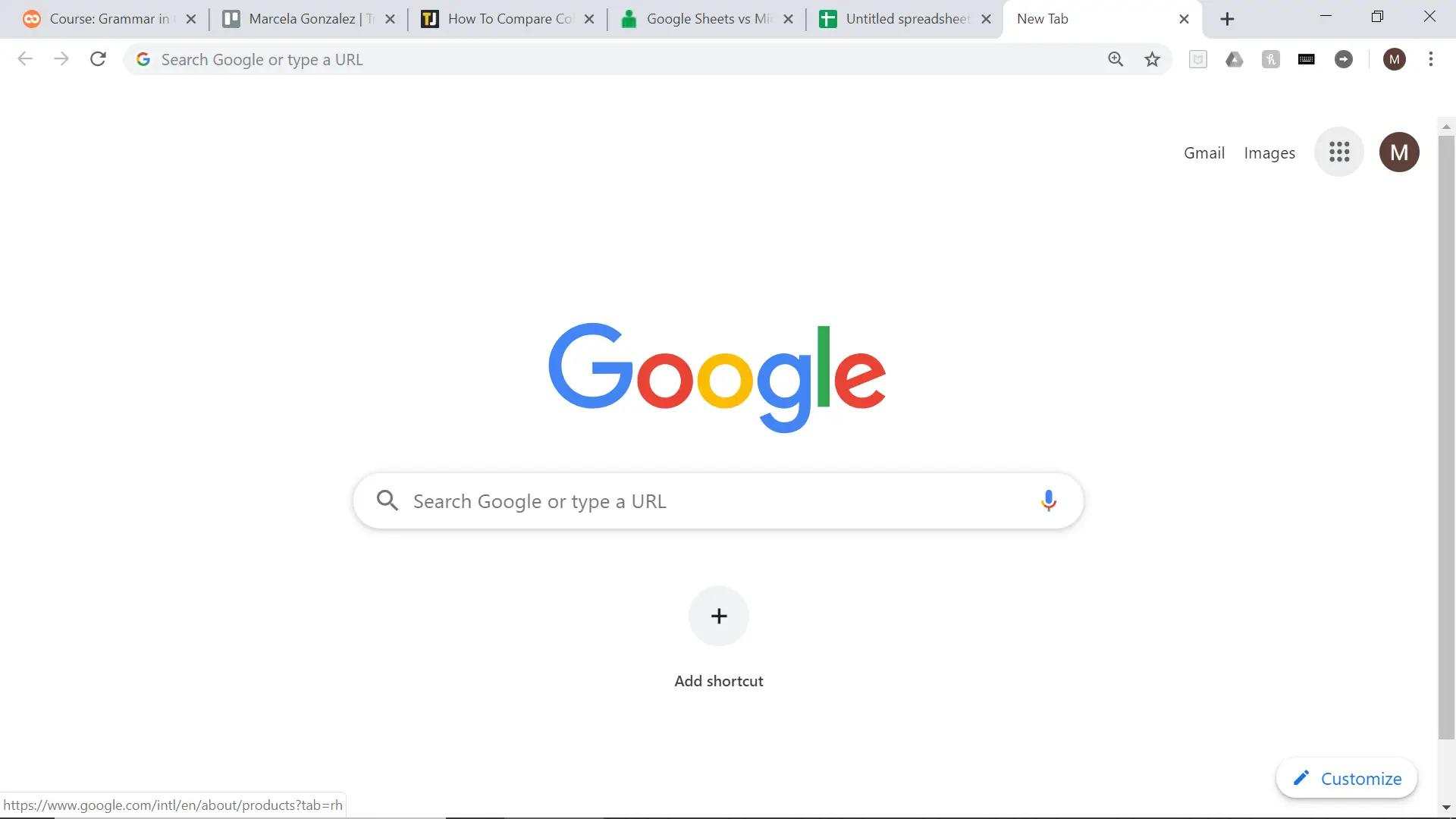 Cómo comparar dos columnas en las hojas de Google 1