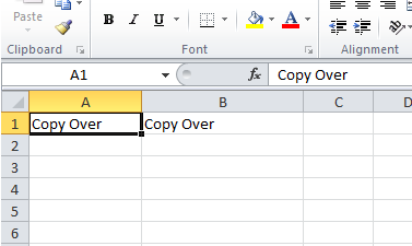 Cómo copiar y pegar celdas con macros VBA en Excel 2