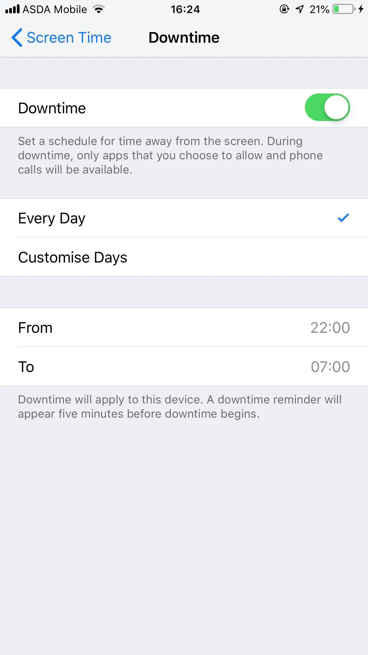 Cómo comprobar el uso del tiempo de pantalla en el iPhone 4