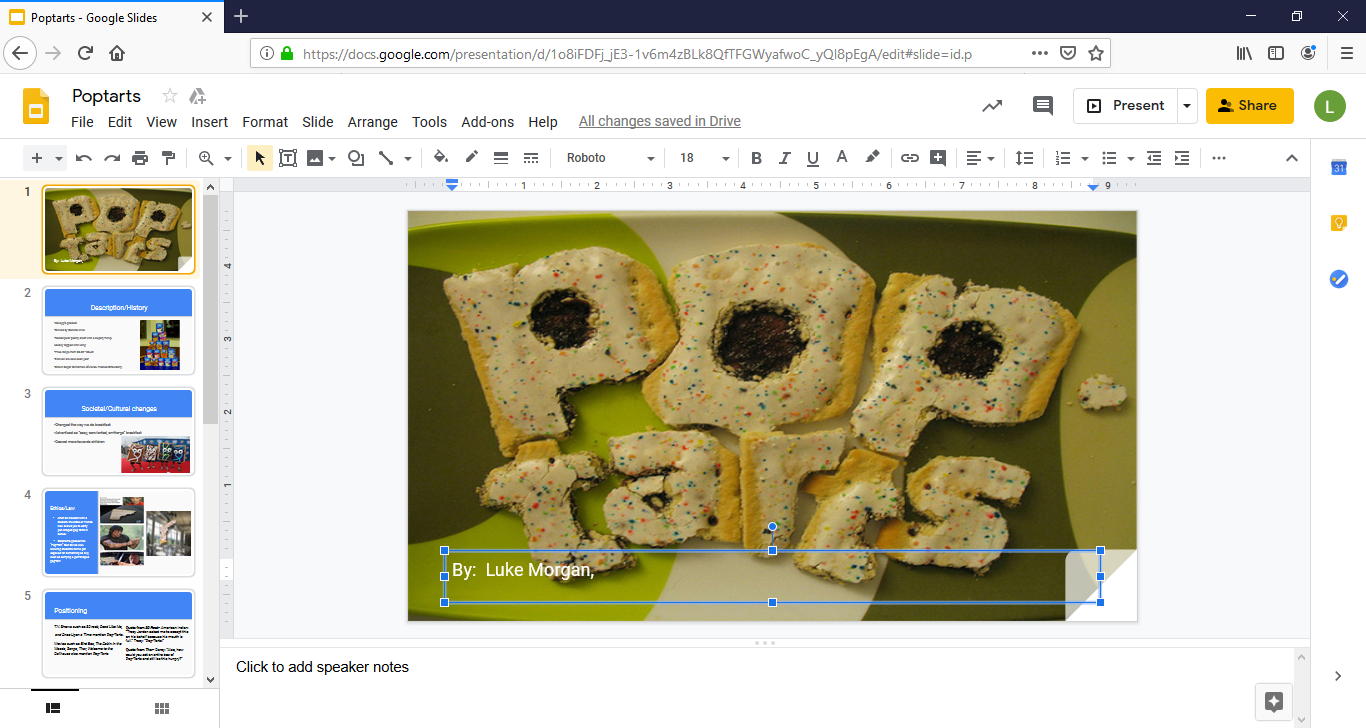 Cómo poner una imagen detrás de un texto en Google Docs 3