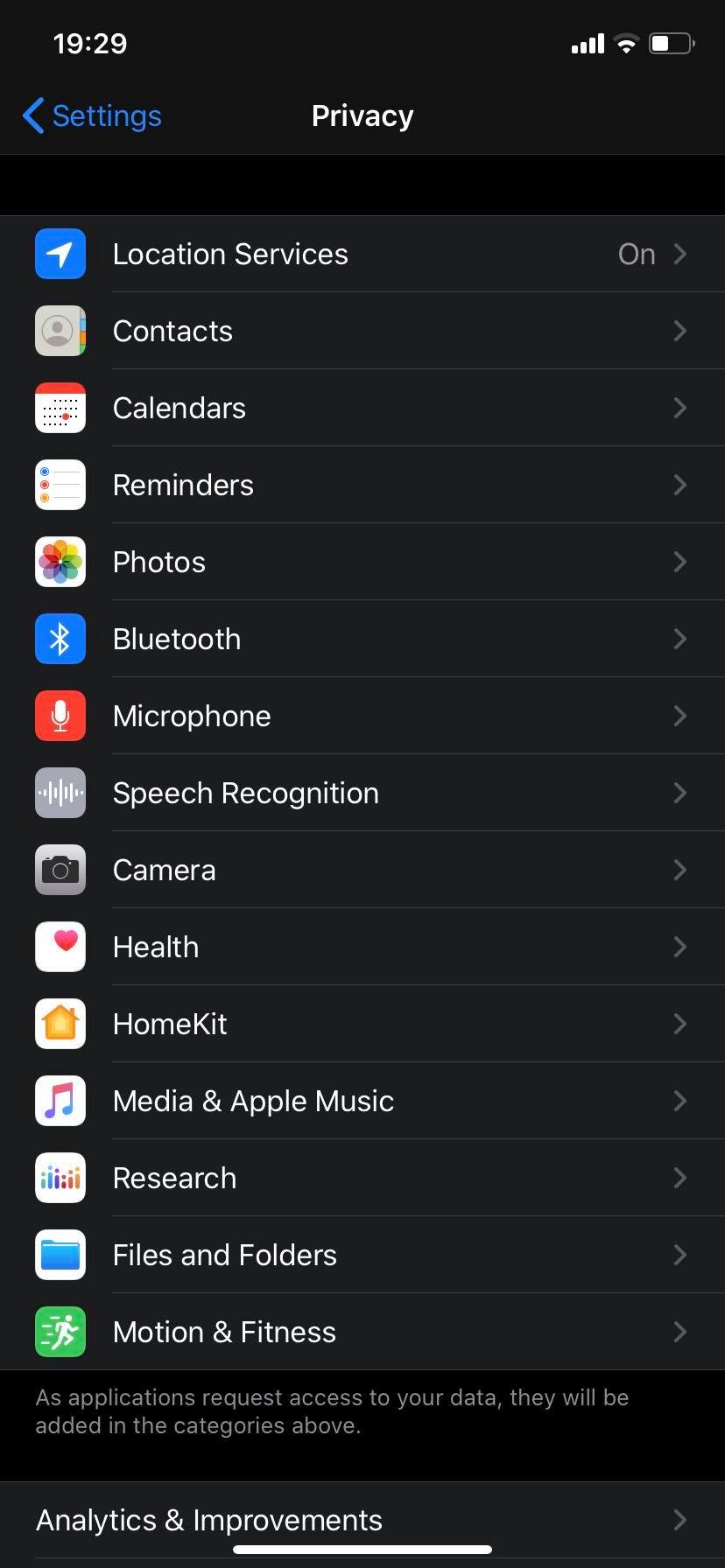 Cómo gestionar los permisos de las aplicaciones en el iPhone 2