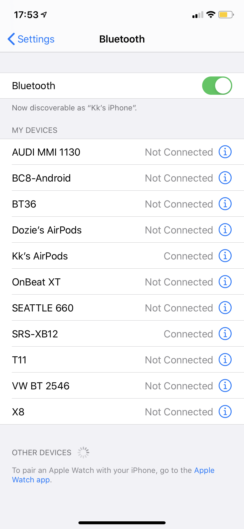 Cómo conectar varios dispositivos Bluetooth al iPhone 4
