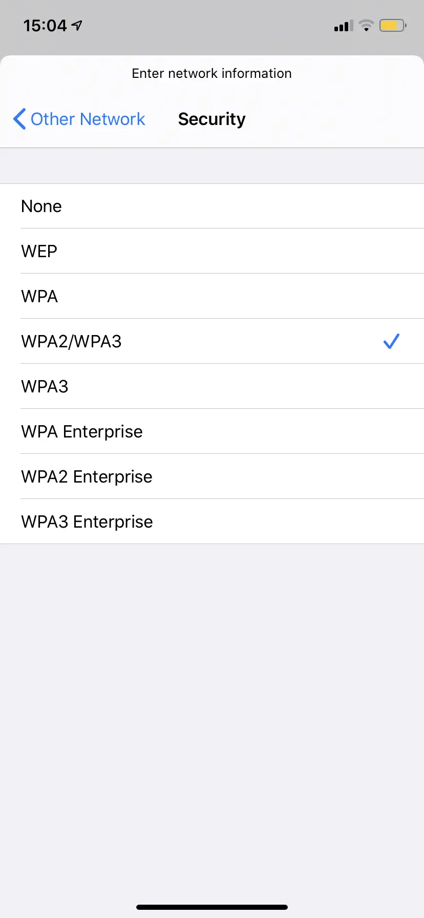 Cómo conectarse a redes WIFI ocultas en el iPhone 2