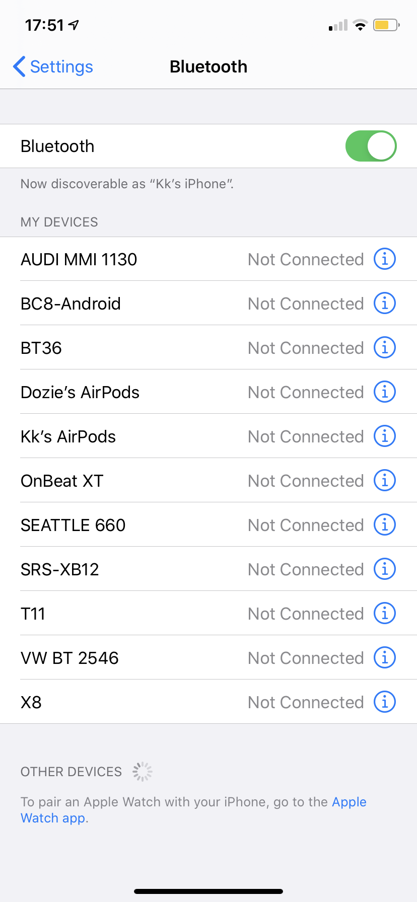 Cómo conectar varios dispositivos Bluetooth al iPhone 2