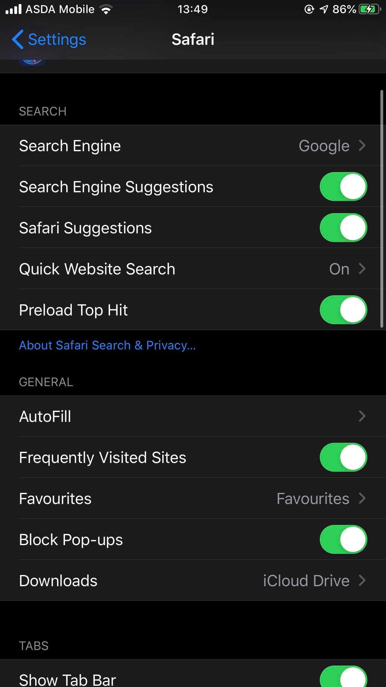 Cómo eliminar los sitios más visitados de Safari iPhone 3