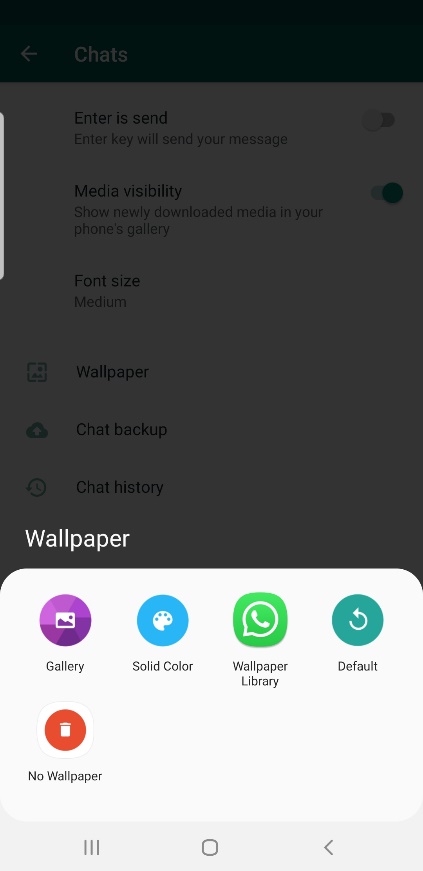Cómo cambiar el fondo de pantalla del chat Whatsapp 5