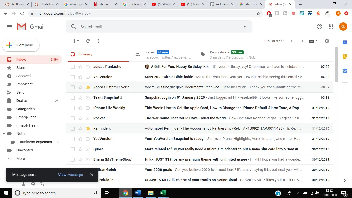 Cómo comprobar si un mensaje de Gmail ha sido entregado 3