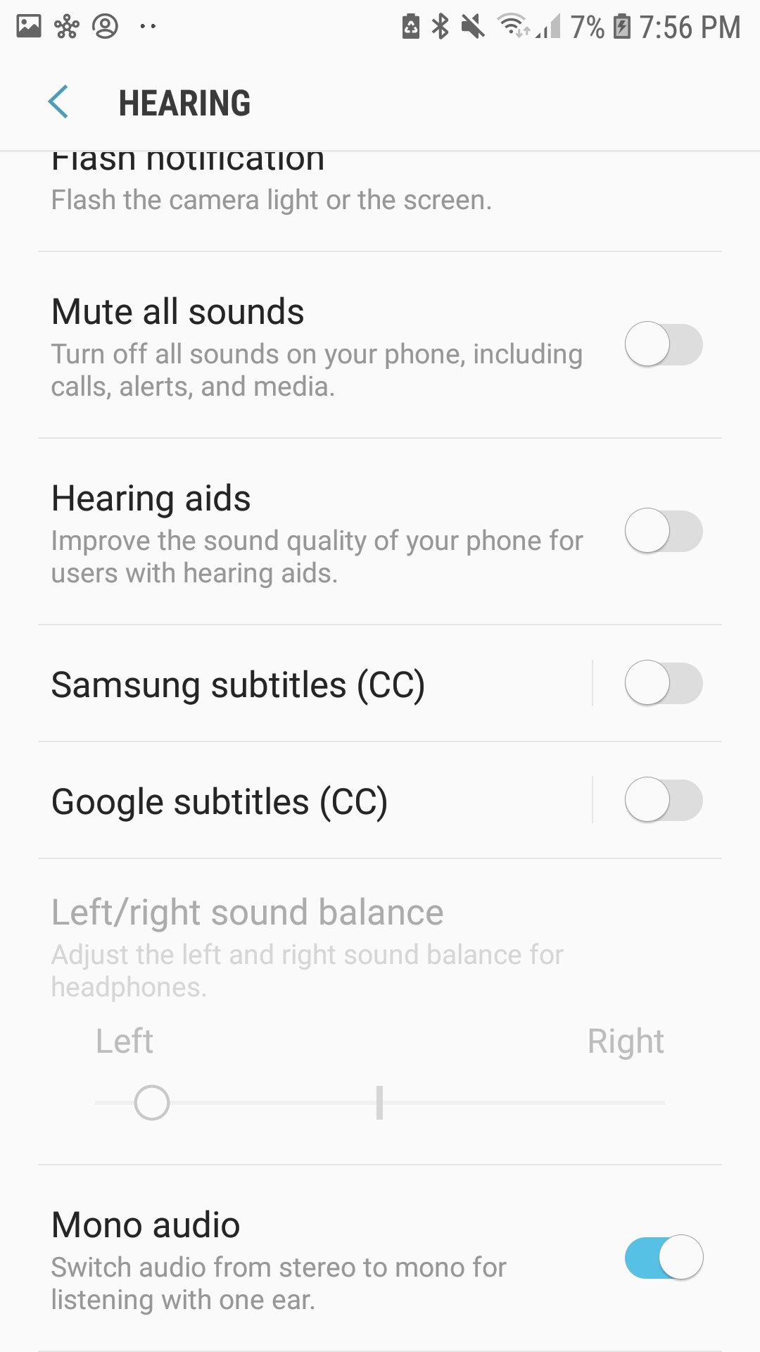 Cómo equilibrar el audio en Android 4
