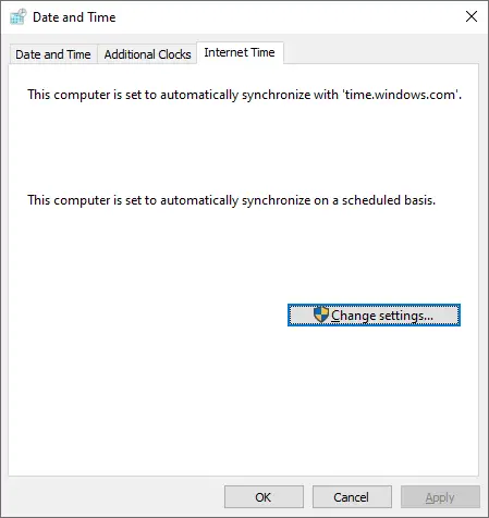 Cómo sincronizar el reloj en Windows 10 5