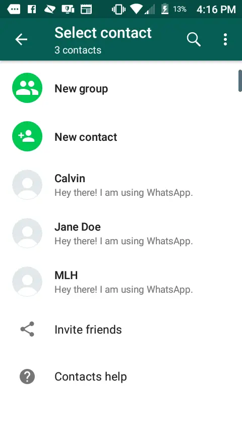 Cómo enviar mensajes de texto en WhatsApp 5