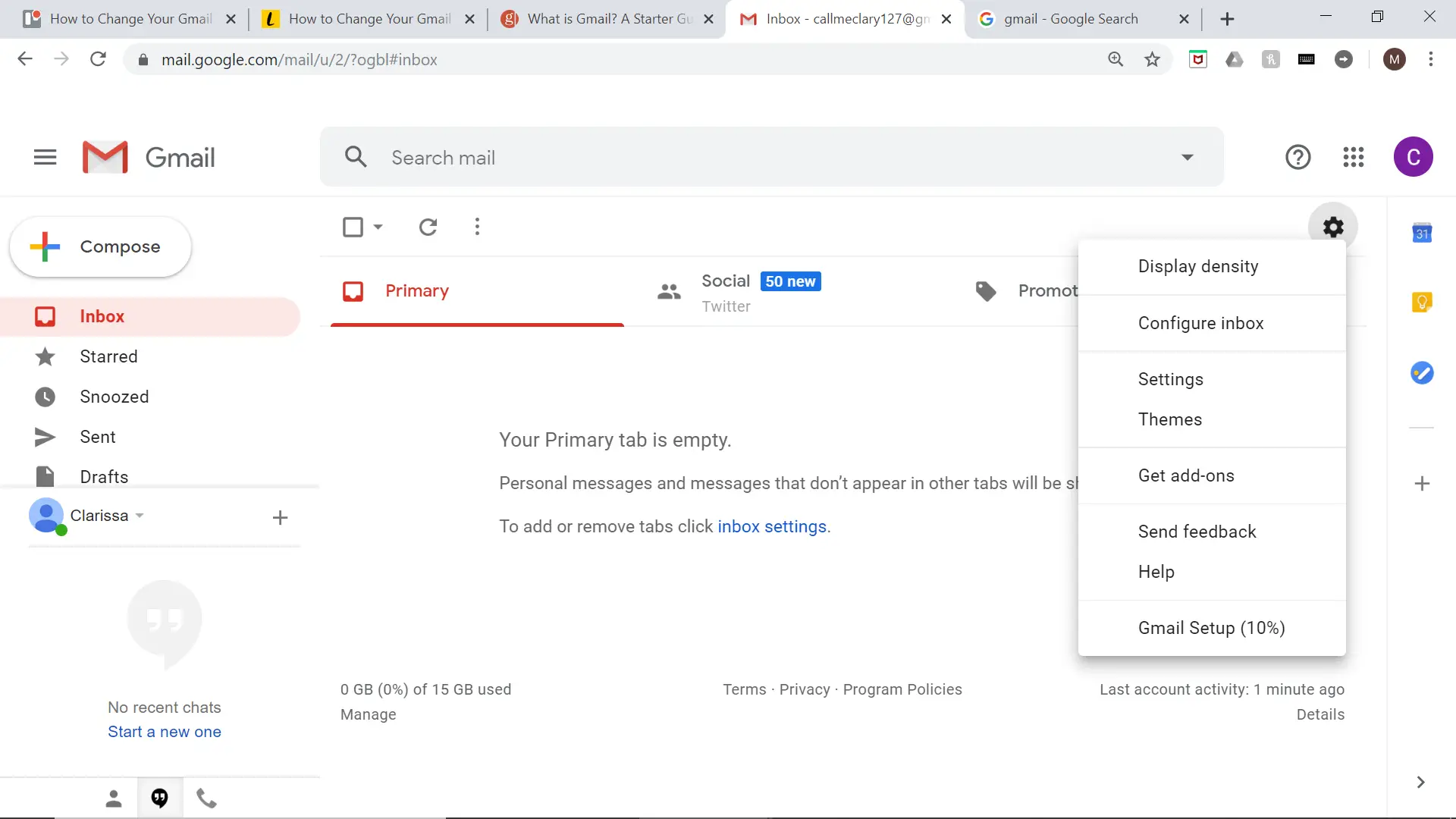Cómo cambiar el tema de Gmail 2