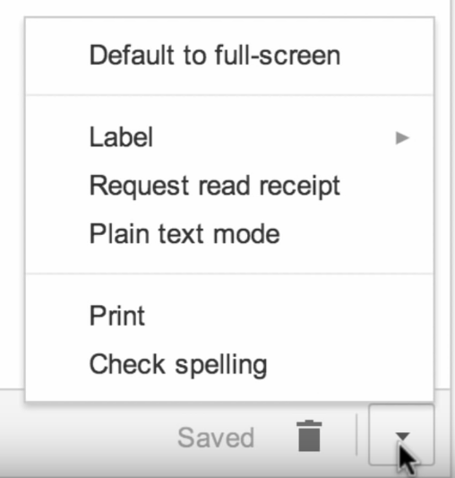 Cómo solicitar la lectura del recibo en Gmail 2