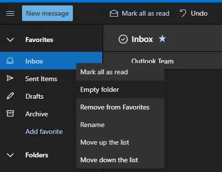 Cómo borrar en masa correos electrónicos en Outlook 3