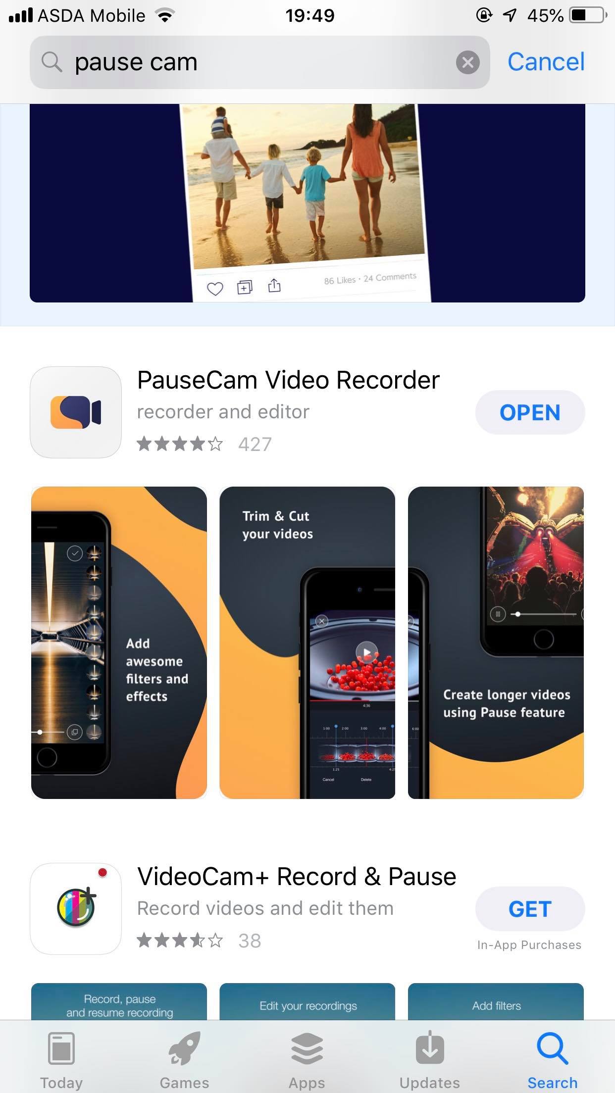 Cómo hacer una pausa en las grabaciones de video en el iPhone 1